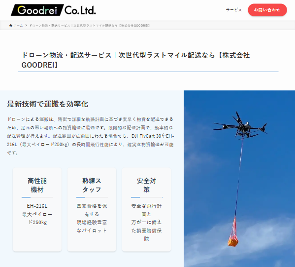 株式会社GOODREI(ドローンスクール千葉TBT運営)